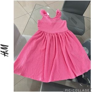 (NWOT) H&M girls pink dress size 8-10